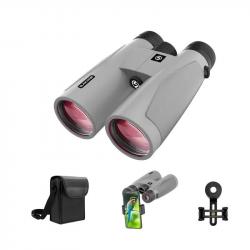Jumelles 10x50 HD Grand Angle + Adaptateur Smartphone BAK4 FMC Observation Oiseaux Chasse tourisme