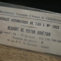 Sachet de 2 ressorts de piston Arrêtoir de PA 35 S