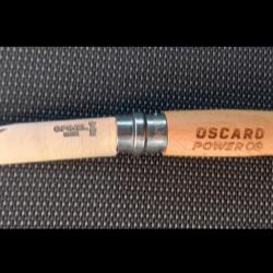 Opinel numéro 8 publicitaire Oscaro power
