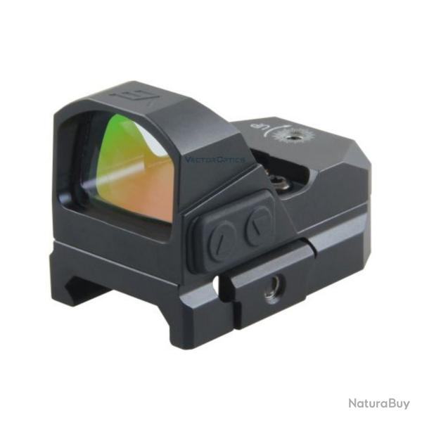 Red Dot Vector Optics Frenzy 1x17x24 3MOA - Viseur Reflex Compact Picatinny IPX6 Compatible NV