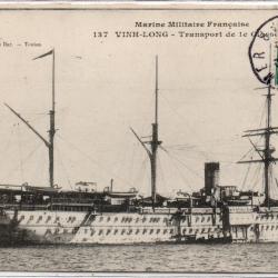 CPA - Marine Militaire Francaise - VINH - LONG - Transport de 1 er Classe N°1470