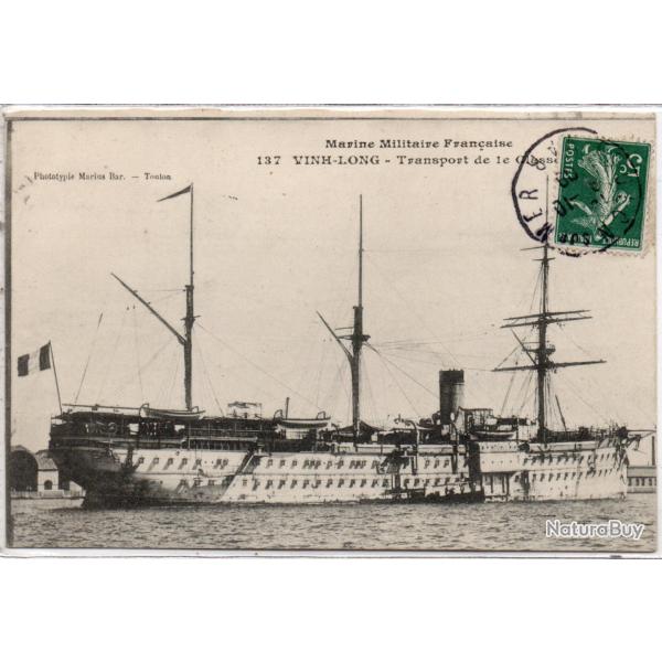 CPA - Marine Militaire Francaise - VINH - LONG - Transport de 1 er Classe N1470