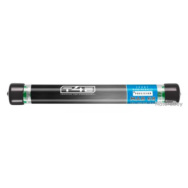 Munition Umarex T4E Billes PEINTURE VERTE PRECISION CAL.68 X10