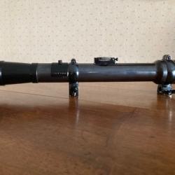 Lunette Allemande HELIOS  D.R.G.M. 5 x en acier avec montage en acier dérivable pour rail de 14 mm