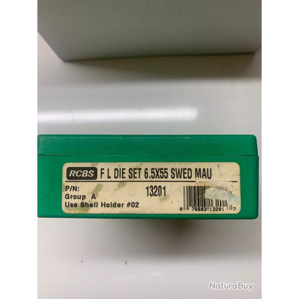 jeux d outil  RCBS 6.5x55 swed