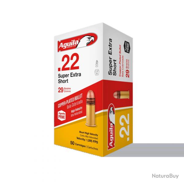 MUNITION AGUILA 22LR SHORT HV SP 29GR X500