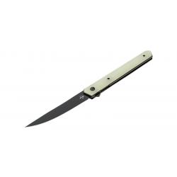 Boker Couteau Kwaiken Air G10 Jade - Lame 90mm - Manche G10 - Clip