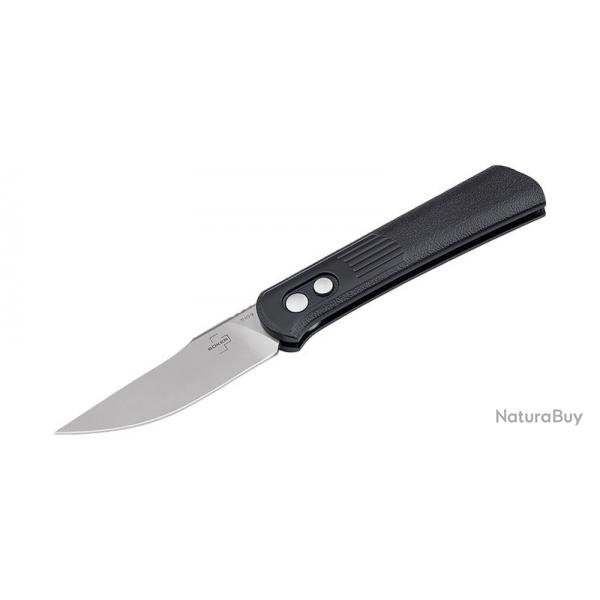 Boker Couteau Alluvial Satin - Lame 80mm - Manche Aluminium - Clip