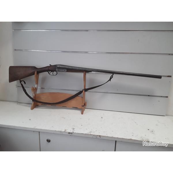 Fusil juxtapose Artisan stphanois cal.12/65 bois can.70cm