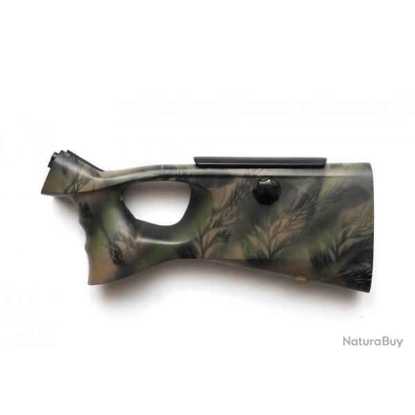 Crosse Browning BAR MK3 Zenith Wood camouflage gaucher avec busc réglable