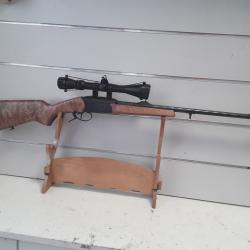 Carabine kipplauf Baikal IZH18MH cal.222rem bois can.60cm + lunette 3-9x40