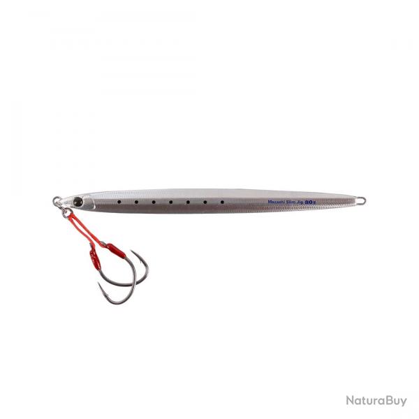 Jig Mtallique Mustad Mezashi Slim 80g 80g Shirasu Glow