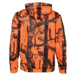 Sweatshirt à capuche Percussion Blaze Black micro polaire