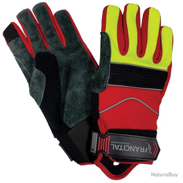 Gants Francital Cerbere cuir anti-coupure perforation EN 388 classe 3131x 8