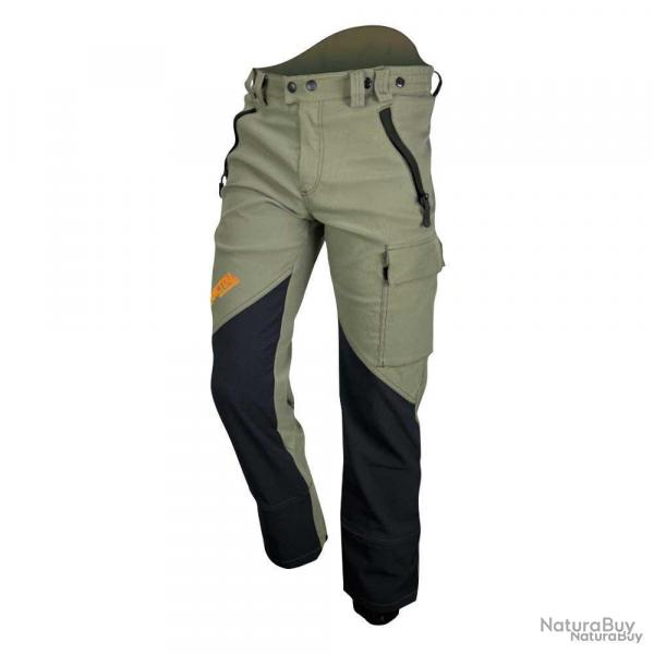 Pantalon Francital Montvert R Multi-Poches Renforts Genoux UPF 50+