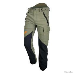 Pantalon Francital Montvert R Multi-Poches Renforts Genoux UPF 50+