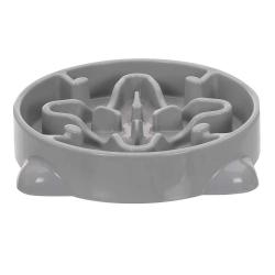 Gamelle anti glouton 21,5x5cm coloris aléatoire