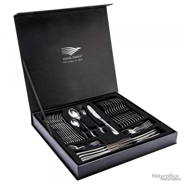 Mnagre 48 pcs Argeles acier inoxydable 18/0 avec coffret