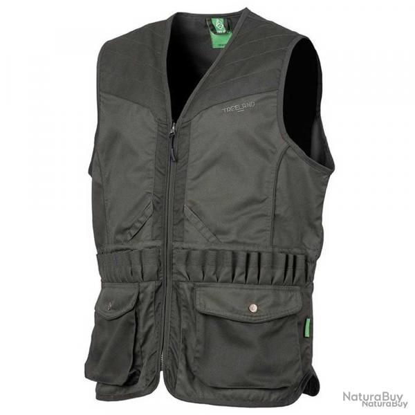 Gilet Treeland marron dperlant 20 cartouchires