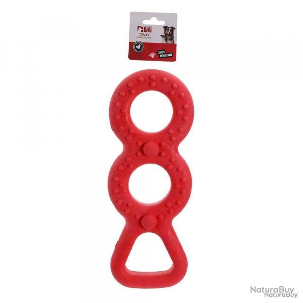 Jouet chien de traction en forme de 8 - 33 cm