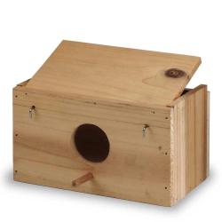 Nichoir oiseaux en bois 22x12x12,5cm - Abri jardin