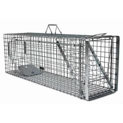 Cage-piège Hardy 3 ressorts trappe 60° 4 tailles 102x34x34cm