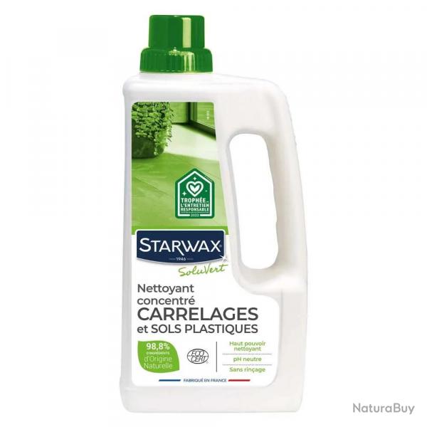Nettoyant concentr carrelage sols 1L Starwax