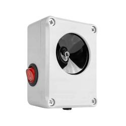 Répulsif électronique C100 ultrasons rongeurs 1000m² 12-43kHz IP65