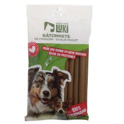 Bâtonnets friandise au poulet 200g pour chien