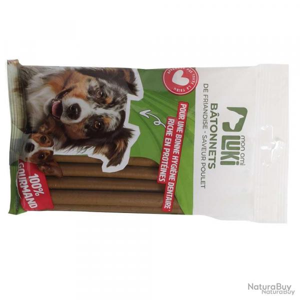 Btonnets friandise au poulet 200g pour chien