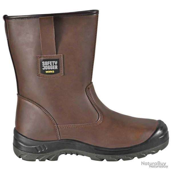 Pack bottes scurit Alask S3 marron acier cuir