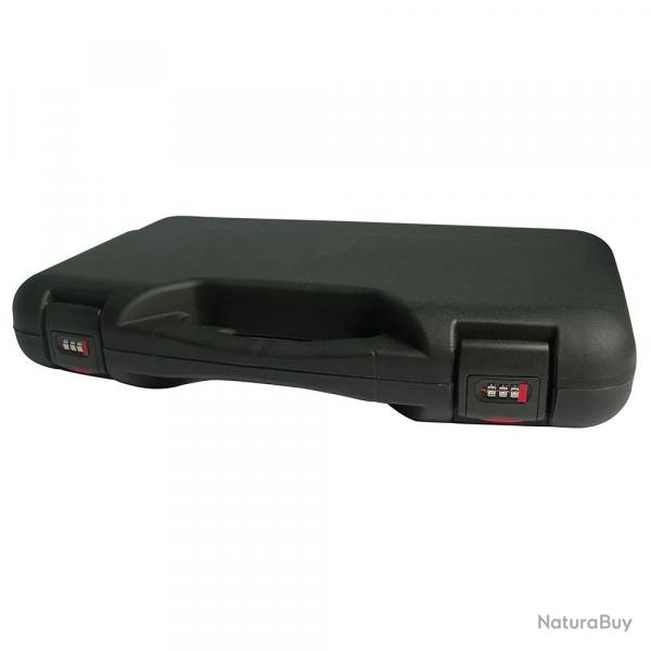 Mallette PVC 50x30x8.5cm avec serrures et 2 clips fermeture