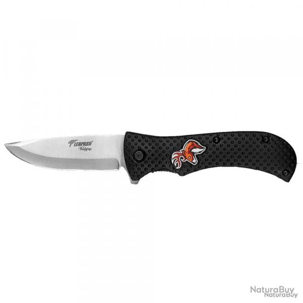 Couteau poche Wildgrip Cerf lame inox 11cm manche mtal 23cm