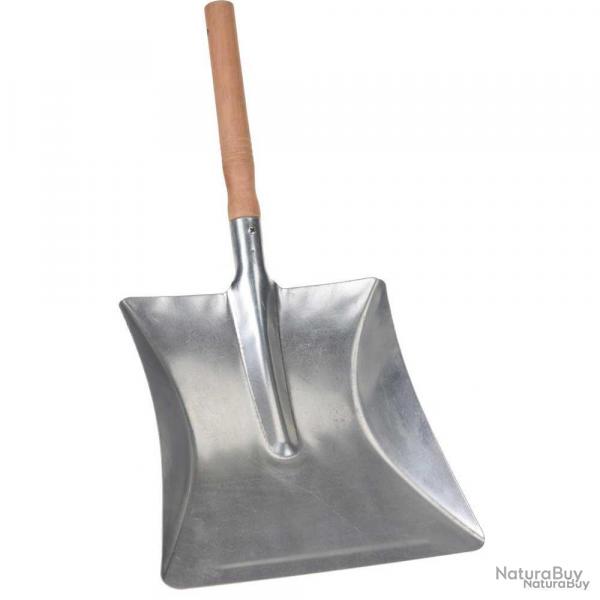 Pelle mtal 23x18cm - manche bois 43cm