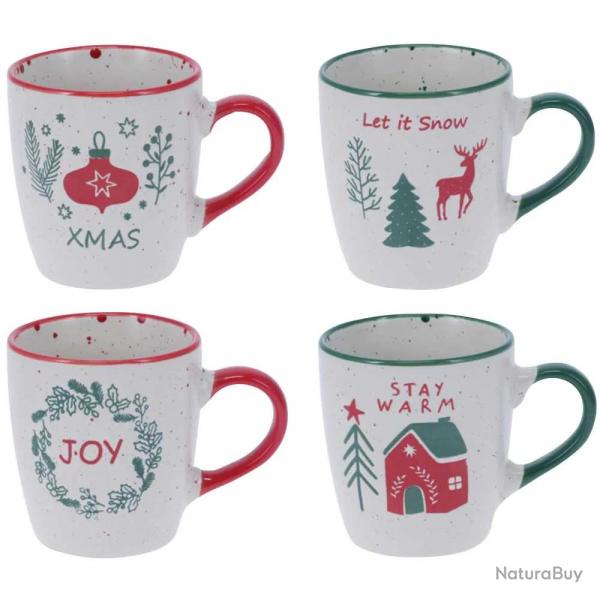 Mug Nol 200ml - Set de 4 assortis