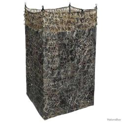 Affût 4 pieds 1.5x4m camouflage 3D forêt bi-matière anti-UV
