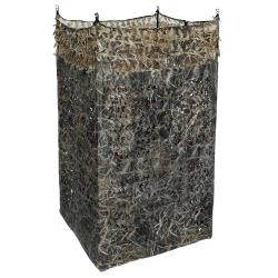 Affût 4 pieds 1.5x4m camouflage 3D forêt bi-matière anti-UV