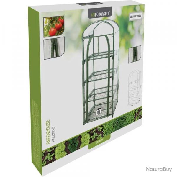 Serre 4 tagres 50x45x130cm pour jardin et plantes