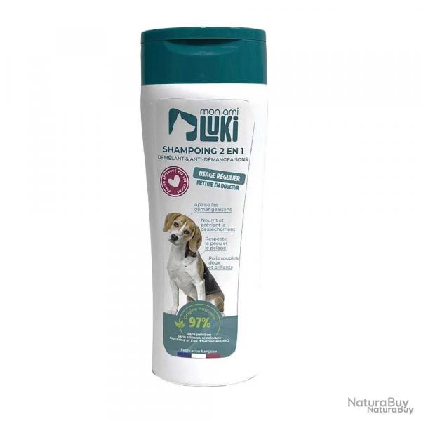 Shampoing 2en1 apaisant anti-dmangeaisons chien 300ml