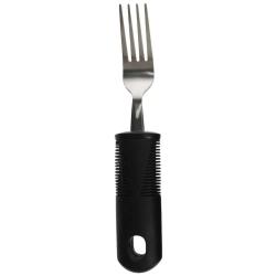 Couverts ergonomiques senior manche épais plastique - Set 4 pièces