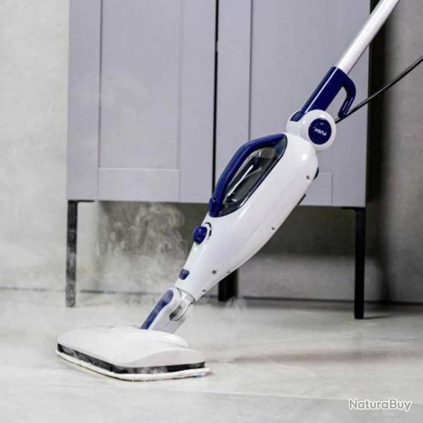 Balai vapeur 2-en-1 nettoyeur  vapeur 1300W