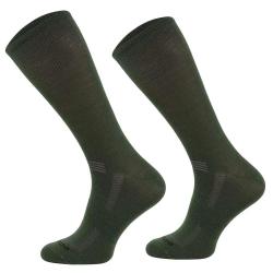 Chaussettes mérino kaki 40% laine 40% acrylique 15% polyamide 39 / 42