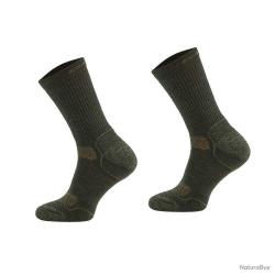 Chaussettes mérino performances kaki