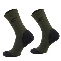 Chaussettes bambou kaki respirantes 40% fibres naturelles mixte 43 / 46