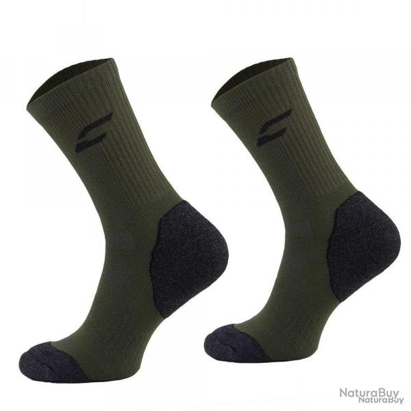 Chaussettes respirantes bambou kaki