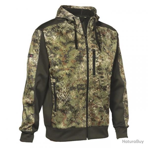 Prix de dpart  1 !! Blouson zipp Wolf Prohunt Snake Vert Taille XL