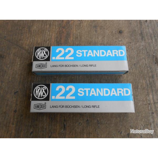 cartouche 22lr rws