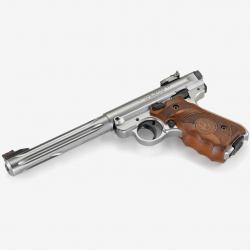 Pistolet Ruger mark IV 22lr inox flute hunter