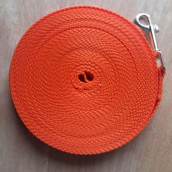 Longe Orange en nylon 10 mètres