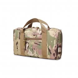 Sac de Tir pour Pistolet Étui Souple Tactique 600D Chasse et Tir Sportif Sac de Rangement Léger Camo